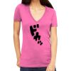Tultex 214 - Ladies' Slim Fit Fine Jersey V-Neck Thumbnail