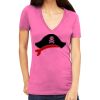 Tultex 214 - Ladies' Slim Fit Fine Jersey V-Neck Thumbnail