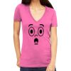 Tultex 214 - Ladies' Slim Fit Fine Jersey V-Neck Thumbnail