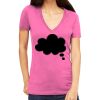 Tultex 214 - Ladies' Slim Fit Fine Jersey V-Neck Thumbnail