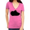 Tultex 214 - Ladies' Slim Fit Fine Jersey V-Neck Thumbnail