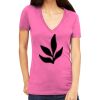 Tultex 214 - Ladies' Slim Fit Fine Jersey V-Neck Thumbnail