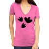 Tultex 214 - Ladies' Slim Fit Fine Jersey V-Neck Thumbnail