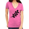 Tultex 214 - Ladies' Slim Fit Fine Jersey V-Neck Thumbnail