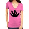 Tultex 214 - Ladies' Slim Fit Fine Jersey V-Neck Thumbnail