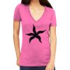 Tultex 214 - Ladies' Slim Fit Fine Jersey V-Neck Thumbnail