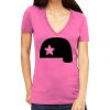 Tultex 214 - Ladies' Slim Fit Fine Jersey V-Neck Thumbnail