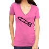 Tultex 214 - Ladies' Slim Fit Fine Jersey V-Neck Thumbnail