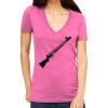 Tultex 214 - Ladies' Slim Fit Fine Jersey V-Neck Thumbnail