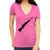 Tultex 214 - Ladies' Slim Fit Fine Jersey V-Neck Thumbnail