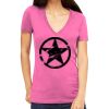 Tultex 214 - Ladies' Slim Fit Fine Jersey V-Neck Thumbnail