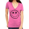 Tultex 214 - Ladies' Slim Fit Fine Jersey V-Neck Thumbnail
