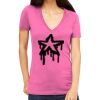 Tultex 214 - Ladies' Slim Fit Fine Jersey V-Neck Thumbnail