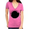 Tultex 214 - Ladies' Slim Fit Fine Jersey V-Neck Thumbnail
