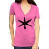 Tultex 214 - Ladies' Slim Fit Fine Jersey V-Neck Thumbnail